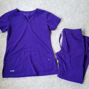 Grey's Anatomy scrub set XS